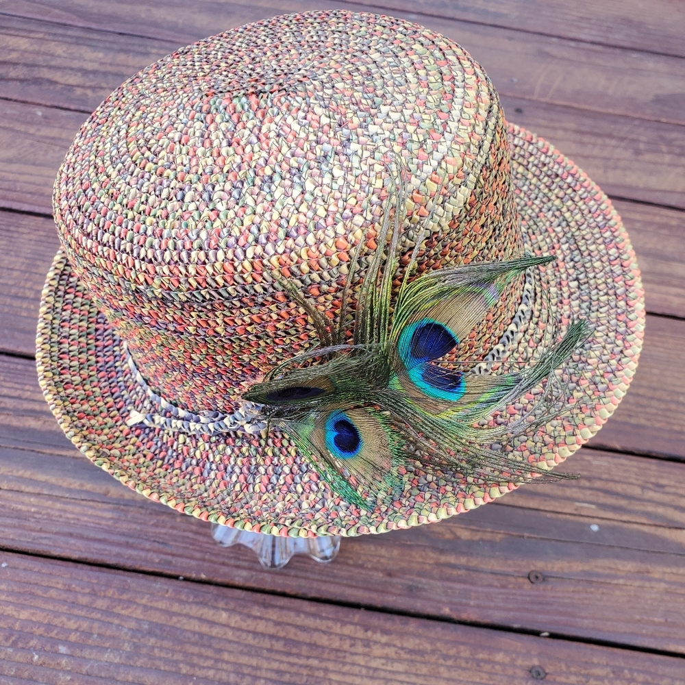 Multi Colored Straw Hat